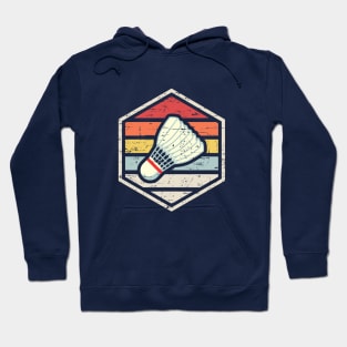 Retro Badge Shuttlecock Hoodie